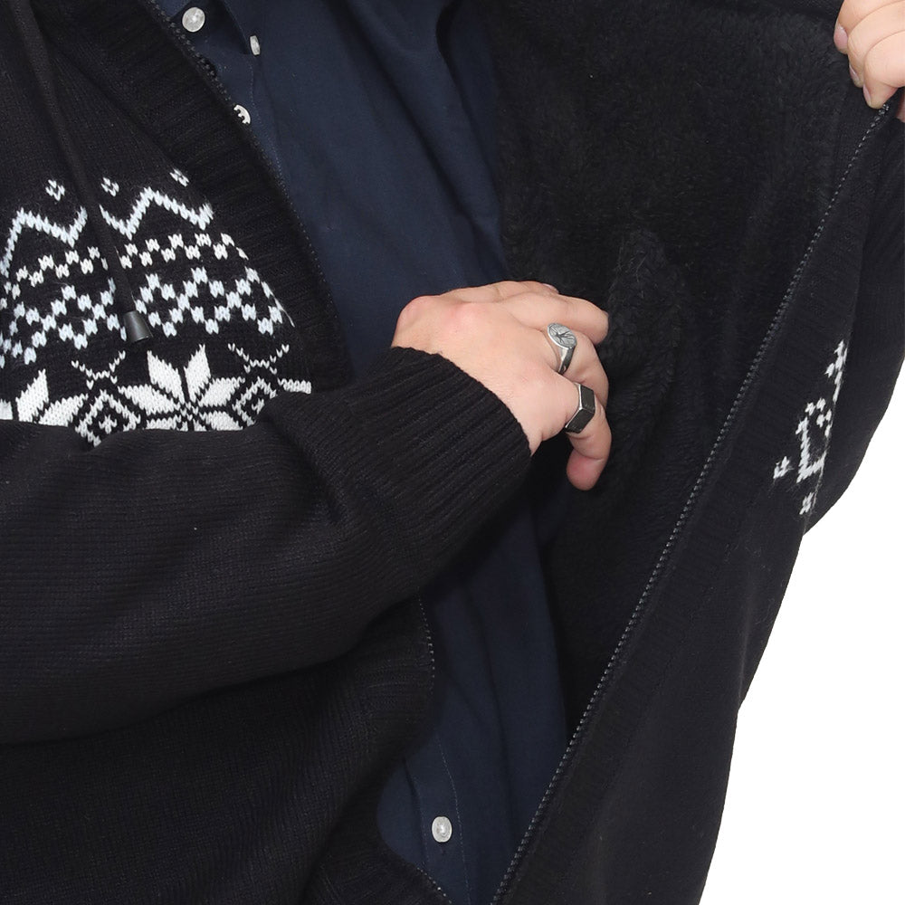 Big Size Nordic Fleece Cardigan - Style 18 - Brooklyndirect