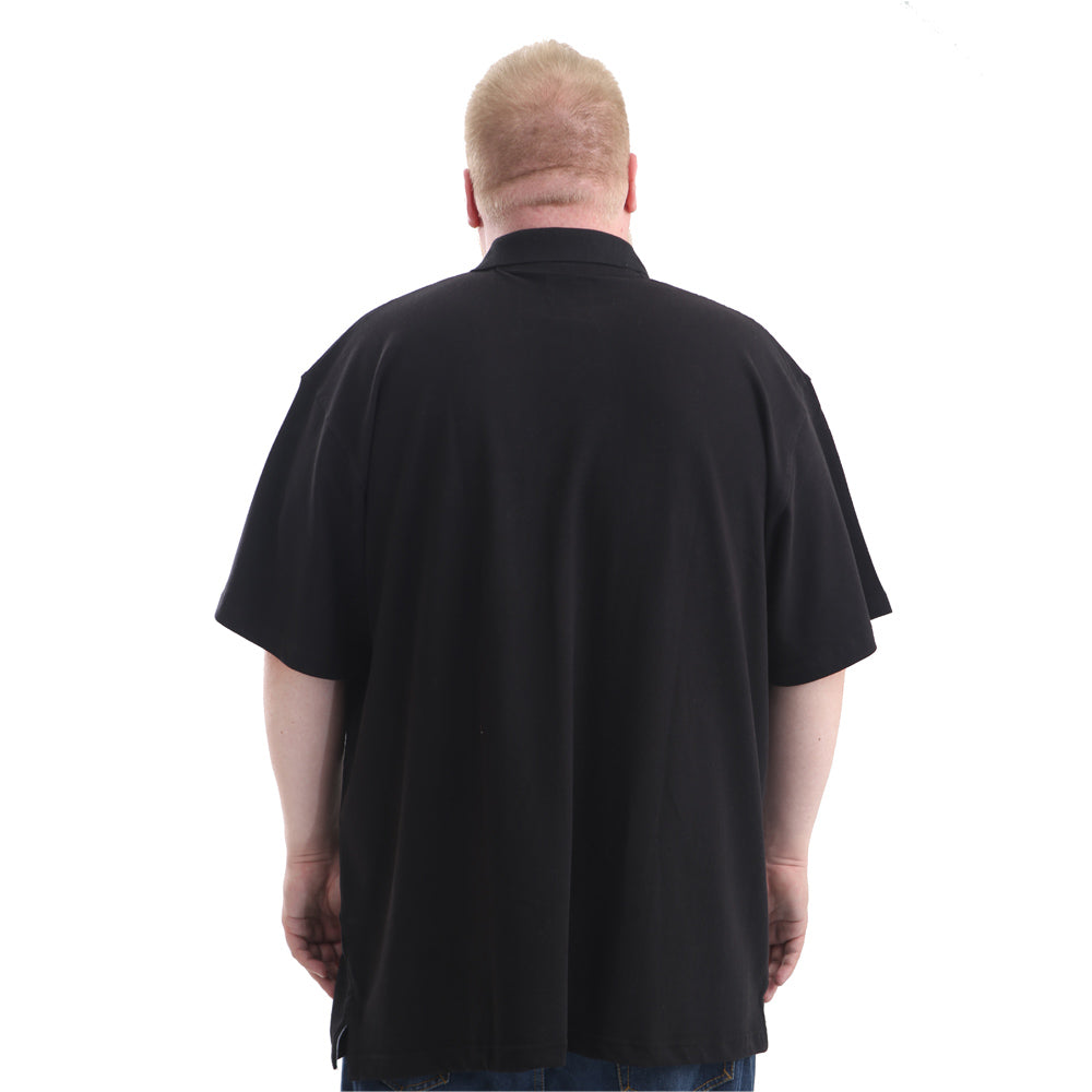 big size polo shirt in black 2xl 3xl 4xl 5xl 6xl 7xl 8xl