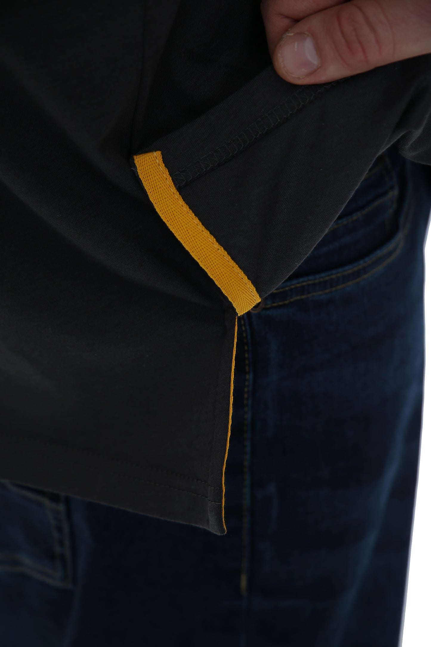 Mens Big Size T-Shirt In Charcoal - Brooklyn Direct UK