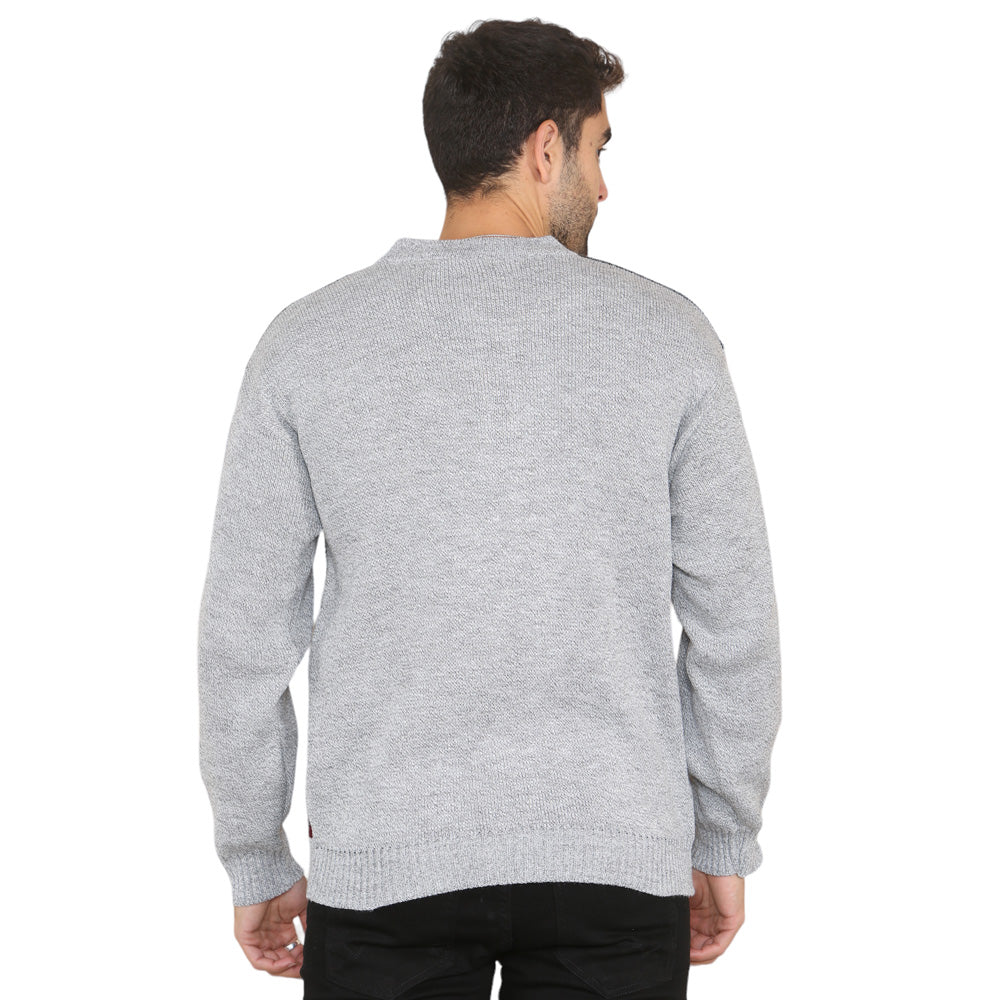 Mens Classic Style Argyle Diamond Print ZIP Up Gentlemans Cardigan In Grey/Burgundy - Brooklyn Direct UK