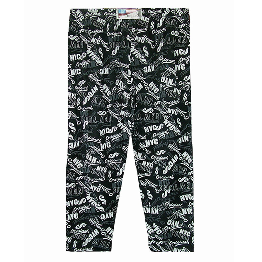 Baggy Lounge Pants With Elastic Waist - Black NYC - Brooklyndirect