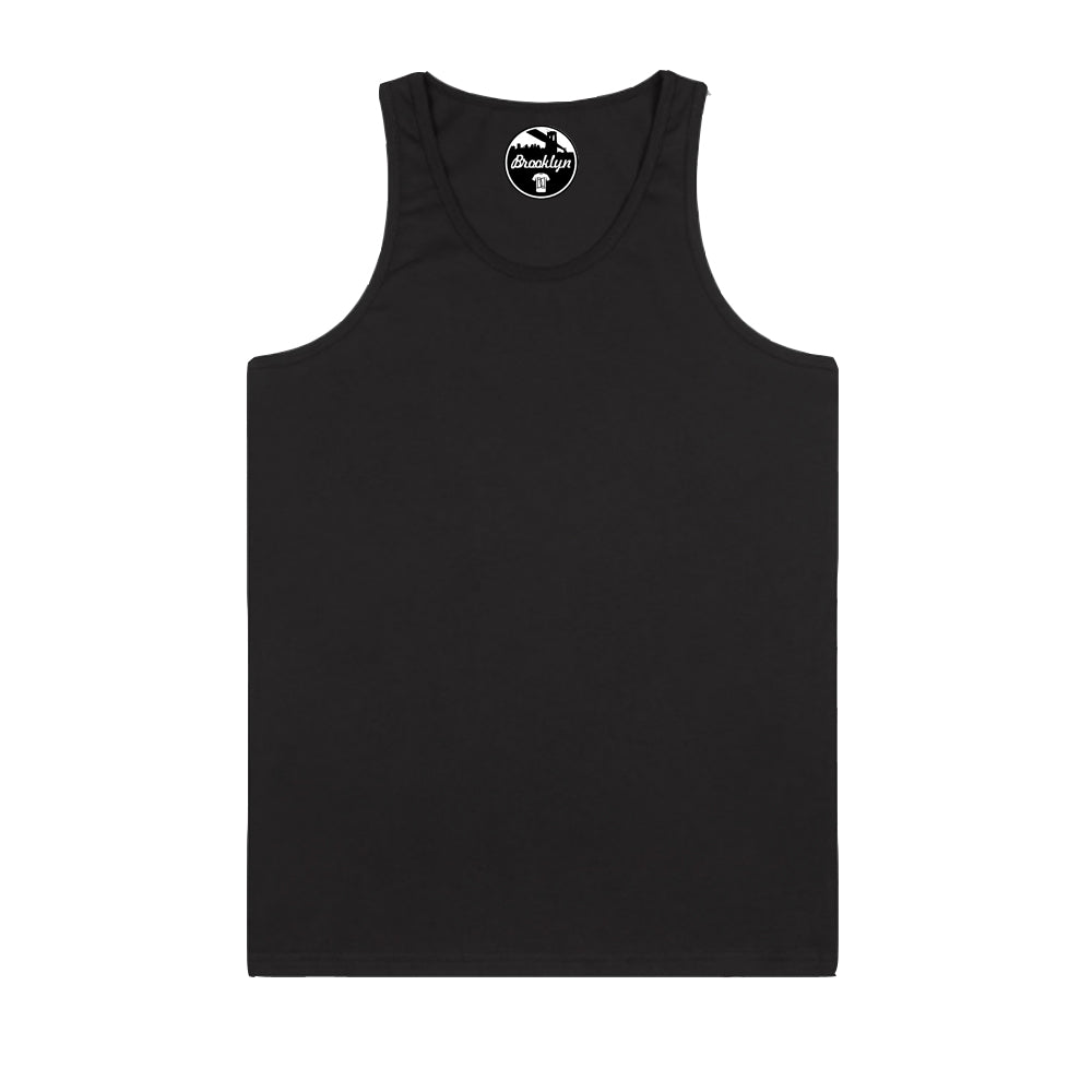 big size mens vest 2XL 3XL 4XL 5XL 6XL classic style plus size tank top - black