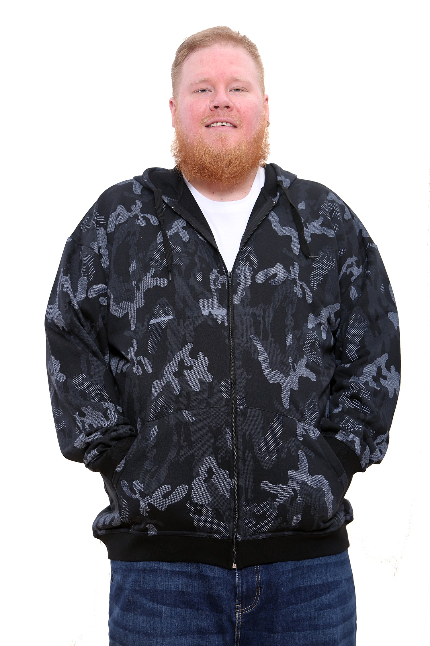 Plus size camo hoodie hotsell