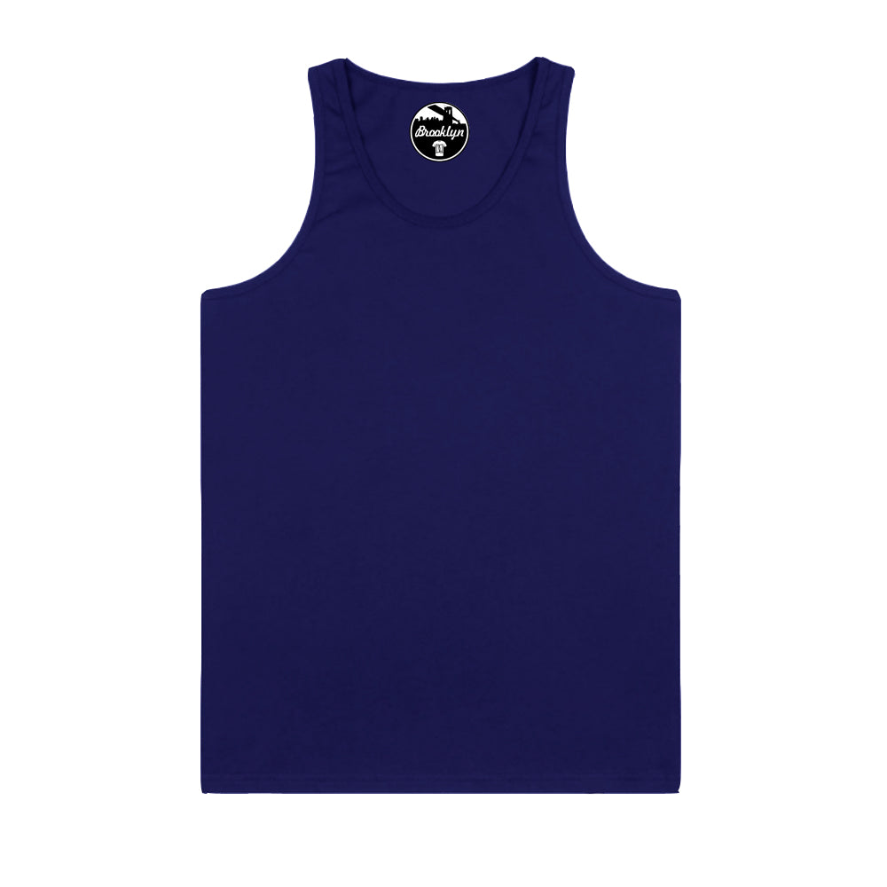 big size mens vest 2XL 3XL 4XL 5XL 6XL classic style plus size tank top - navy