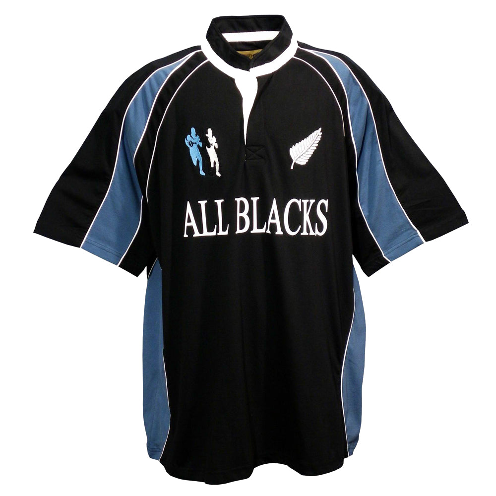 Big Size Rugby Polo Shirt - All Blacks (2XL) - Brooklyndirect