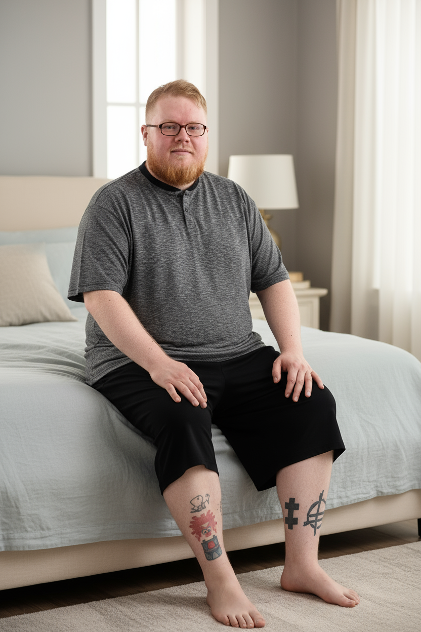 Big Size Pyjamas - Black Stripe - Brooklyndirect