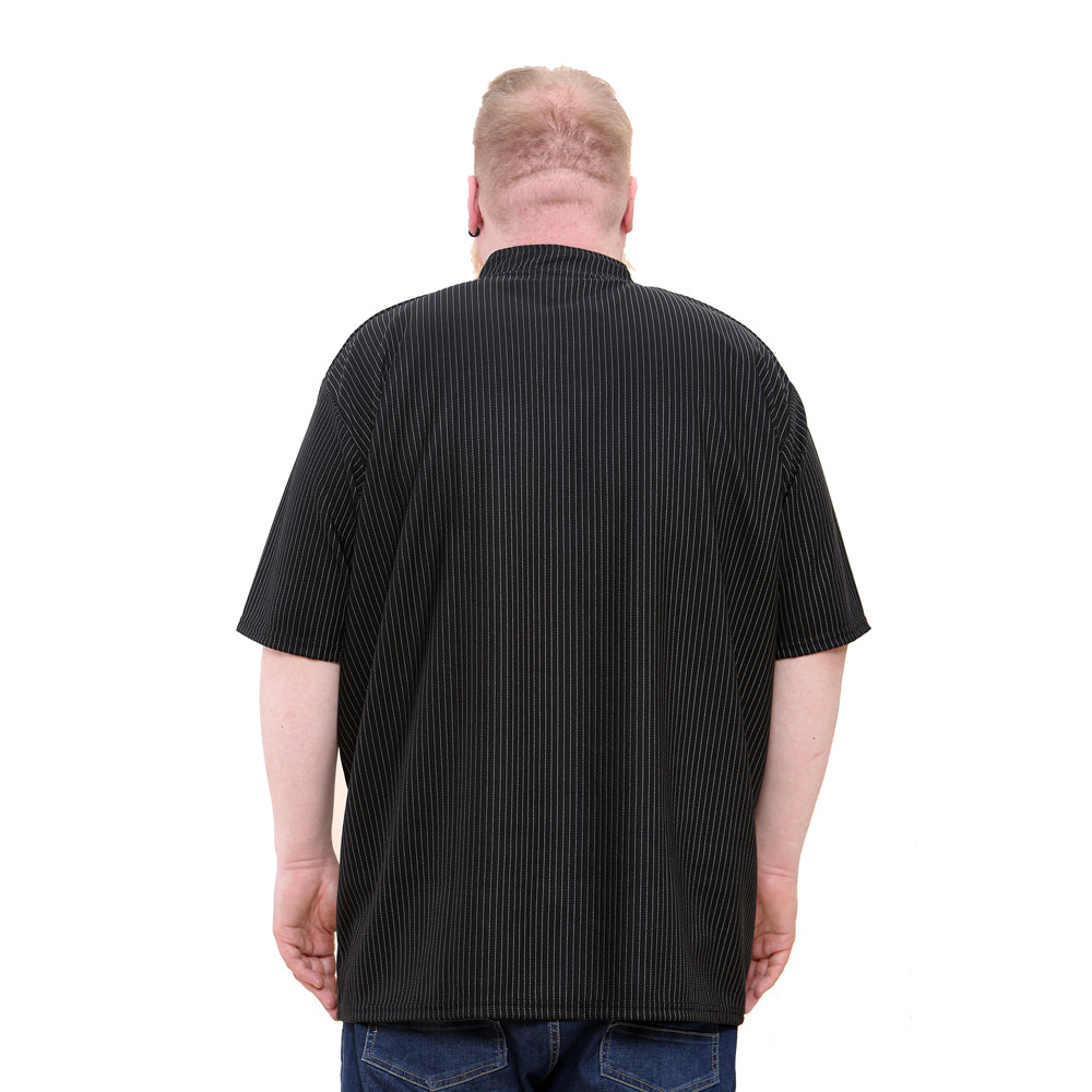Big And Tall Size T-Shirt With Band Collar - Brooklyn Direct UK 2XL-8XL