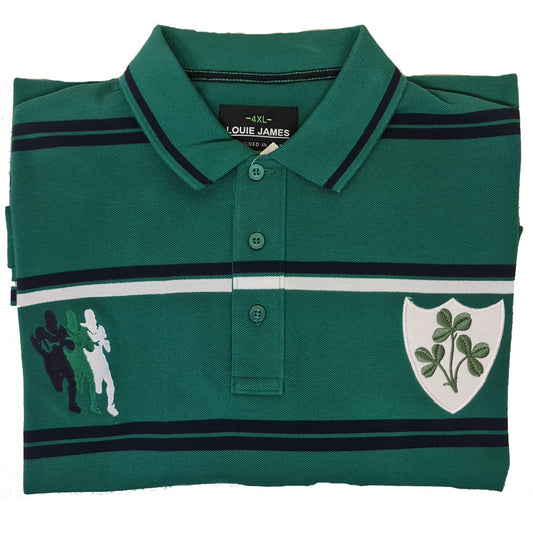 Big Size Rugby Polo Shirt - Ireland (4XL)