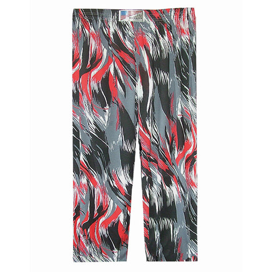 Baggy Lounge Pants With Elastic Waist - Paint Brush