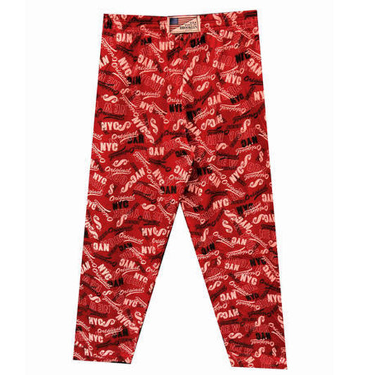Baggy Lounge Pants With Elastic Waist - Red NYC