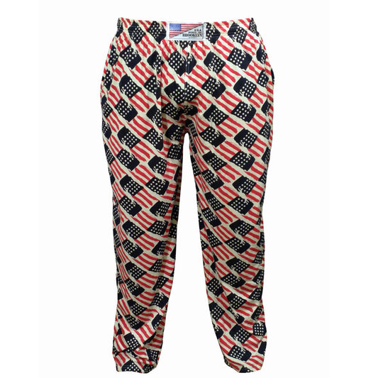 Baggy Lounge Pants With Elastic Waist - USA