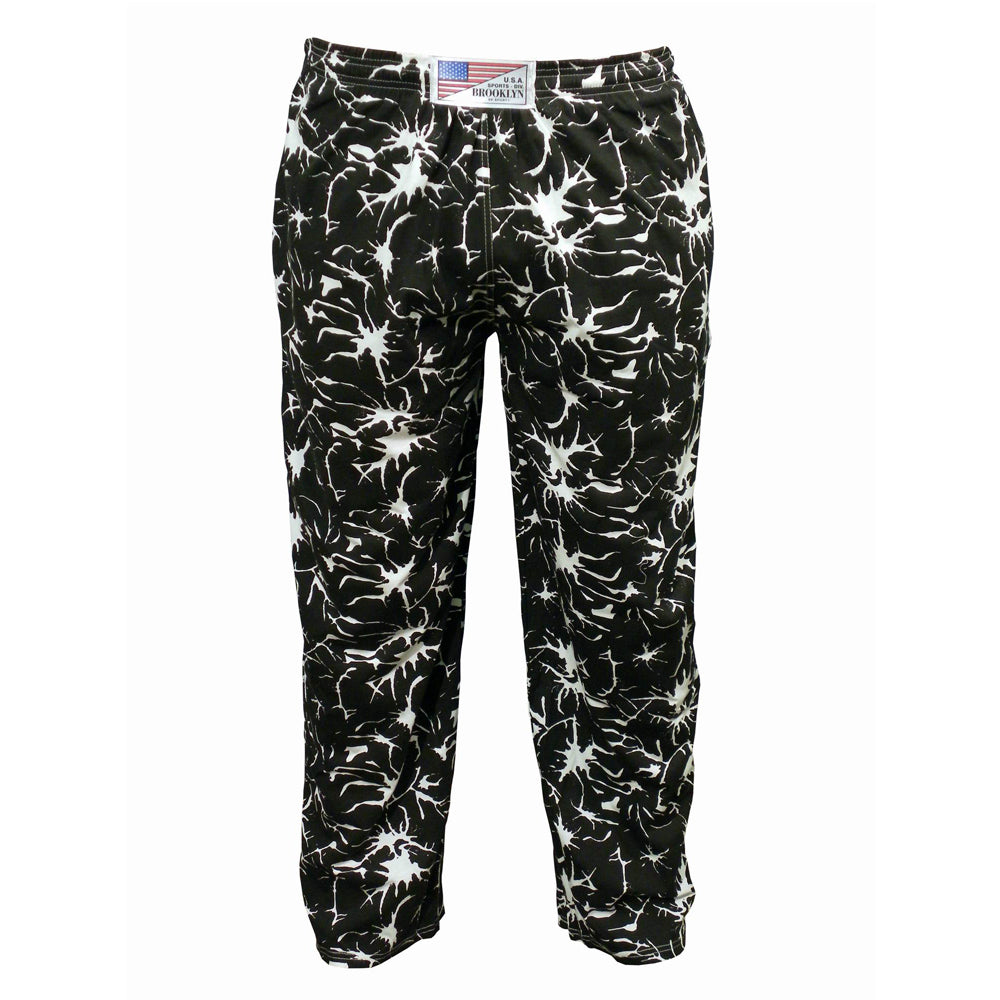 Big Size Pattern Lounge Pants Chef Style Relaxed Fit With Elastic Waist - Voltage Pattern