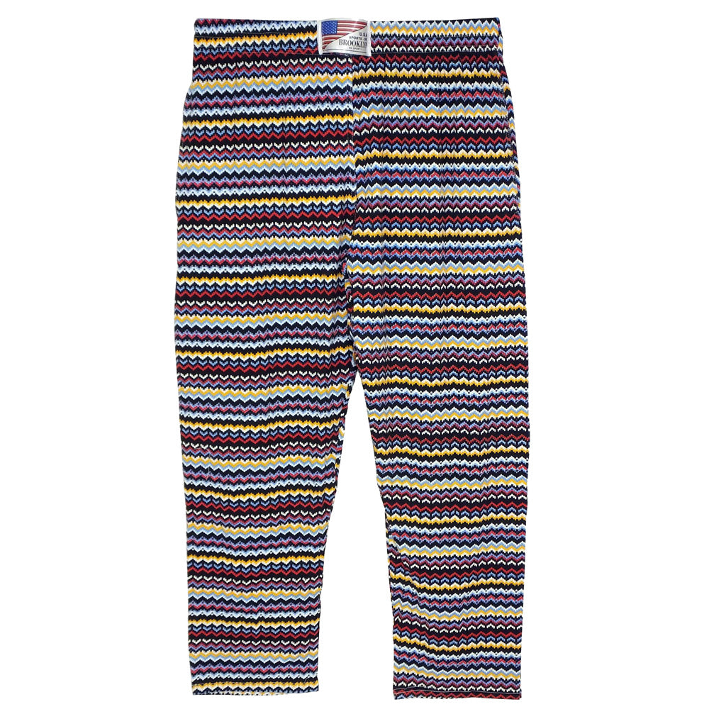 regular size baggy lounge pants chef style - small zig zag print