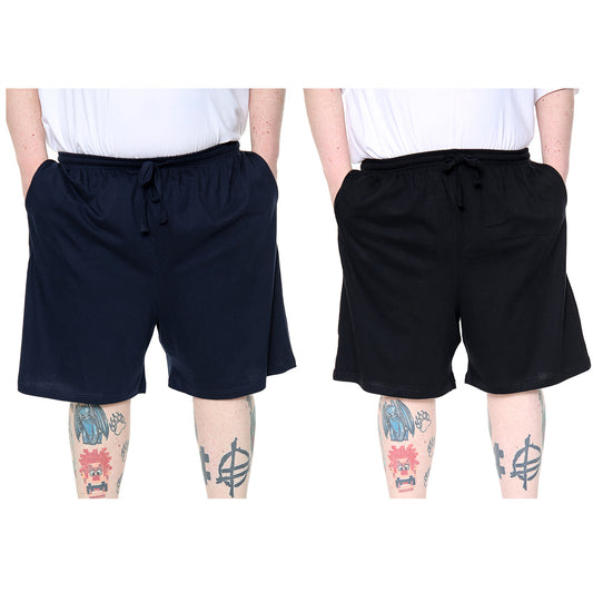 Big Size Lounge Shorts (2 Pack)