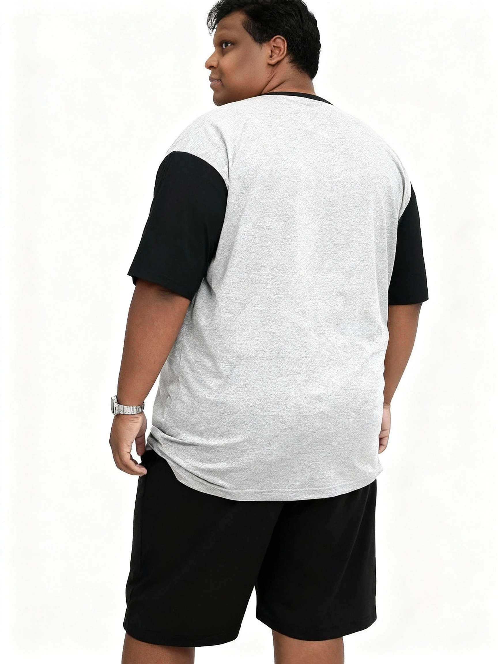 Big Size Pyjamas - Black/Grey - Brooklyndirect