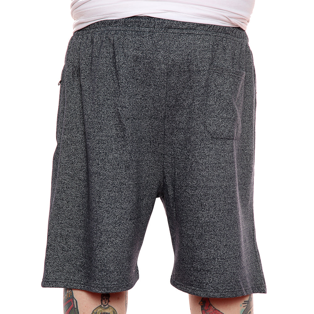 Mens Big Size Jogger Shorts In Navy - Brooklyn Direct UK