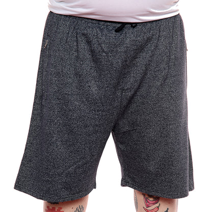 Mens Big Size Jogger Shorts In Navy - Brooklyn Direct UK