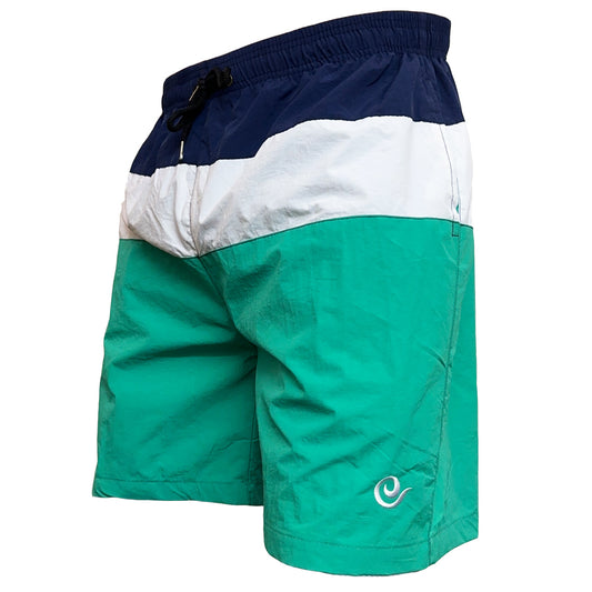 brooklyn direct big size board shorts navy white green